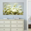 'White Hydrangea Garden' Gallery Wrapped Canvas Wall Art Traditional Rectangle