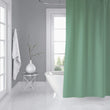 Deep Chevron Green Shower Curtain by Green Chevron Modern Contemporary Polyester