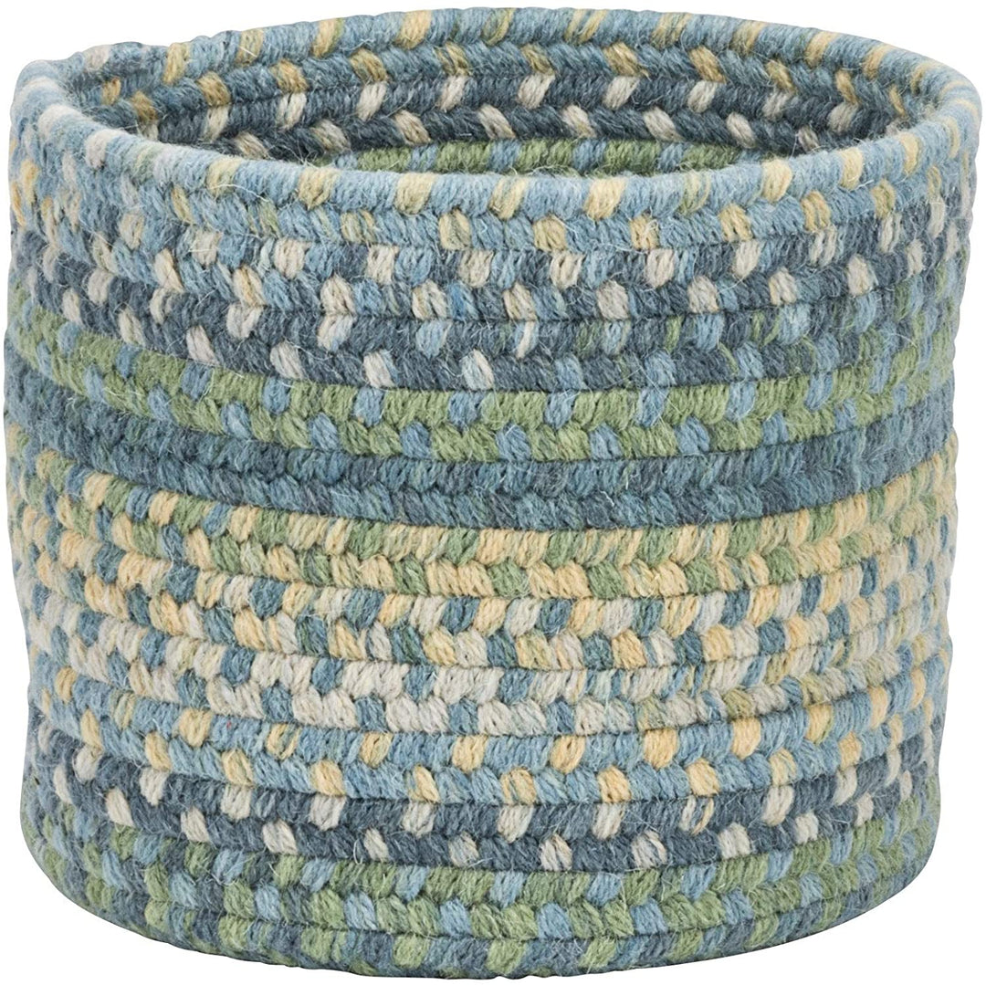 Small Space Wool Basket Morning Dew 10"x10"x8"