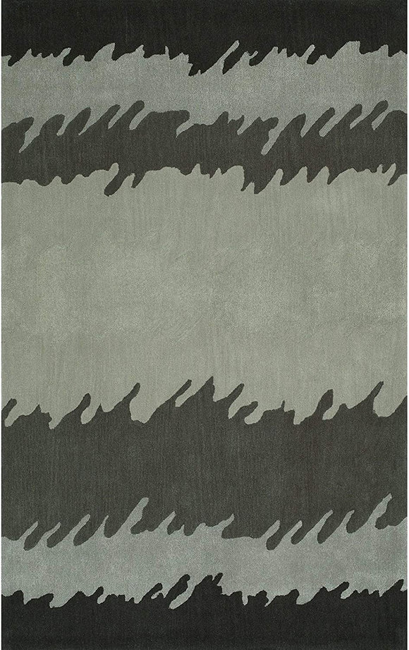 Bold Stripe Shades Gray Area Rug (3'6