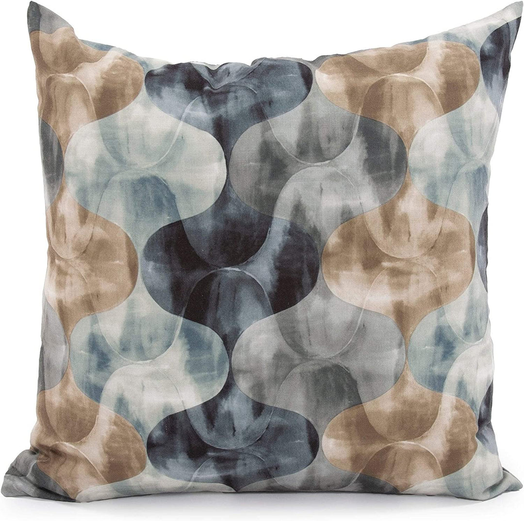 20" X Throw Pillow Gold Abstract Bohemian Eclectic Polyester