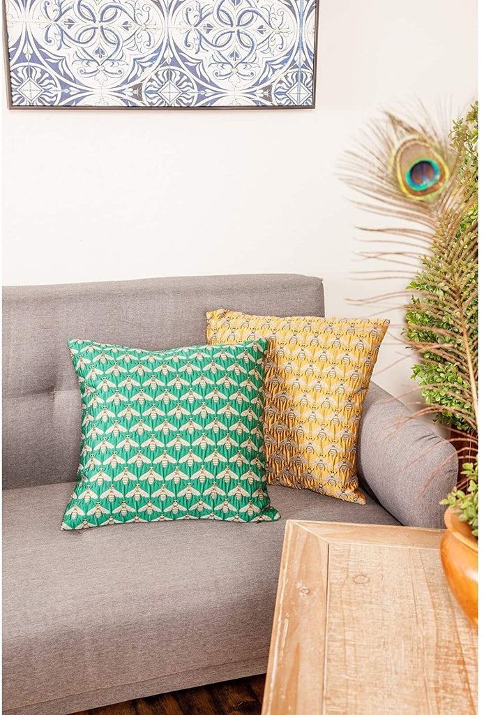 Unknown1 Modern 17 X Inch Green Pillowcase Contemporary Pattern Polyester 2 Piece