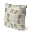 MISC Ivory Basin Indoor|Outdoor Pillow by 18x18 Green Geometric Southwestern Polyester Removable Cover
