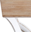 MISC Rustic Wood Shelf Set 2 Piece Off White