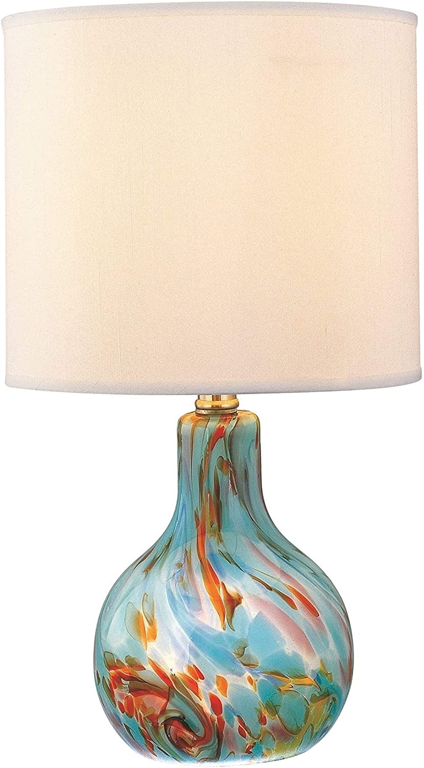 Table Lamp Blue Green Red Modern Contemporary Gold Bulbs