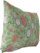 Light Green Indoor|Outdoor Lumbar Pillow 20x14 Green Floral Modern Contemporary Polyester Removable Cover