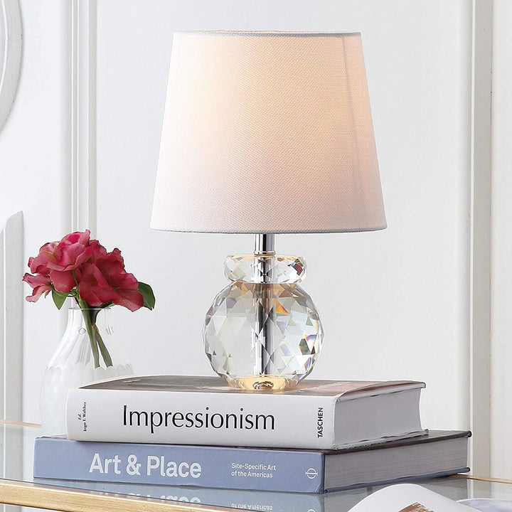 Lighting 13 inch Eunice Table Lamp Clear Modern Contemporary Transitional Bulbs Included - Diamond Home USA