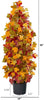 Unknown1 39" Autumn Maple Artificial Tree Orange Polyester