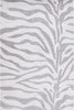 MISC Zebra White Panel 54 x 96 Geometric Polyester