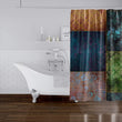 Eclectic Bohemian Patchwork Boho Shower Curtain by 71x74 Purple Patchwork Bohemian Eclectic Polyester