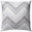 Willow Grey Indoor|Outdoor Pillow by 18x18 Grey Geometric Modern Contemporary Polyester Removable Cover
