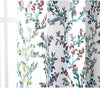 Watercolor Flower Blackout Window Curtain Panel Pair 52" Width X 84" Length Color Floral Kids Teen Modern Contemporary Polyester Lined Thermal