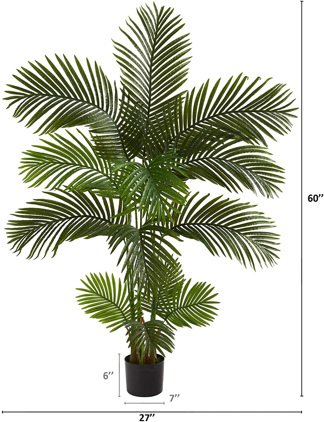 5' Palm Artificial Tree Green - Diamond Home USA