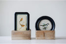 MISC Wood Framed Wall Decor Floating Bird Art (Set 6 Designs) 7" X 11" Beige