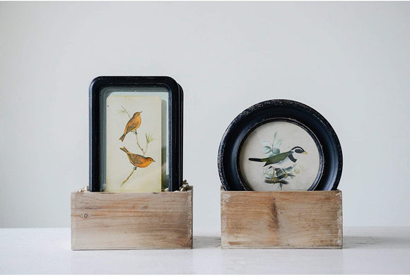 MISC Wood Framed Wall Decor Floating Bird Art (Set 6 Designs) 7