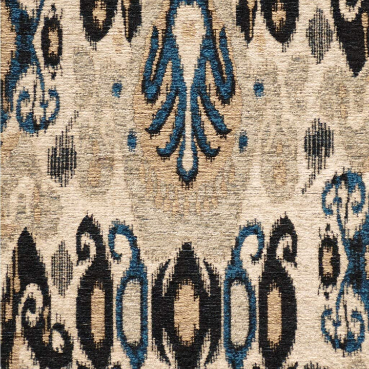 MISC Handmade Chenille Flatweave Ikat Rug (India) 2'8" X 4'6" Grey Bohemian Eclectic Latex Free