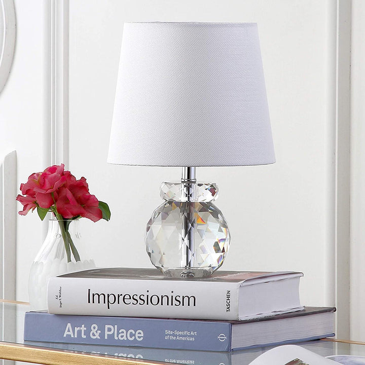 Lighting 13 inch Eunice Table Lamp Clear Modern Contemporary