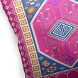 MISC Blue Pink Indoor|Outdoor Pillow by 18x18 Pink Geometric Southwestern Polyester Removable Cover