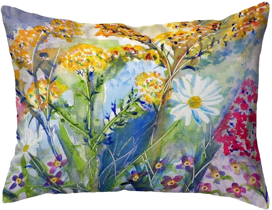 Wild Flower Small No Cord Pillow 11x14 Color Graphic