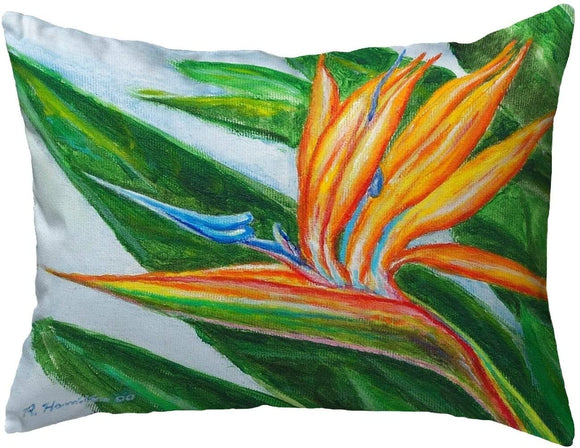 Bird Paradise Small No Cord Pillow 11x14 Color Graphic Casual Polyester