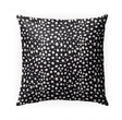 Cheetah Tan Spot Indoor|Outdoor Pillow by Marina 18x18 Black Bohemian Eclectic Polyester Removable Cover