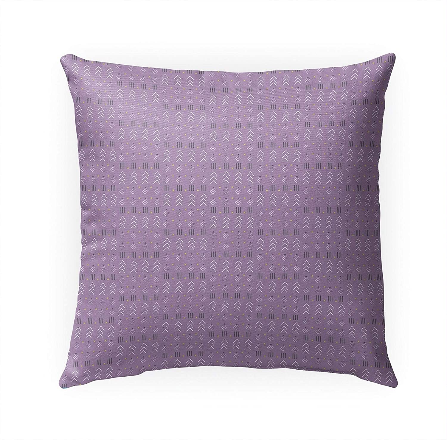 MISC Boho Lavender Indoor|Outdoor Pillow by Chi Hey Lee 18x18 Purple Geometric Bohemian Eclectic Polyester Removable Cover