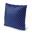 Cobalt Blue Indoor|Outdoor Pillow by 18x18 Blue Geometric Modern Contemporary Polyester Removable Cover