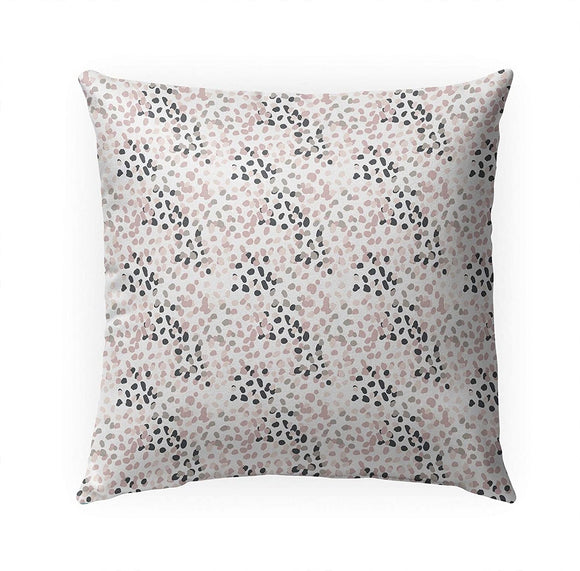 Smudge Blush Indoor|Outdoor Pillow by Tiffany 18x18 Pink Geometric Modern Contemporary Polyester Removable Cover