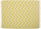 Hand loomed Throw Blanket by Yellow Chevron Modern Contemporary Cotton
