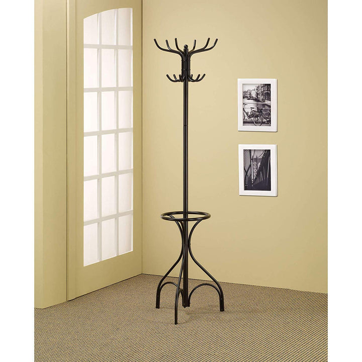 Stylish Free Standing Coat Rack Organizer Umbrella Stand