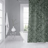 MISC Sage Shower Curtain by 71x74 Green Geometric Southwestern Polyester