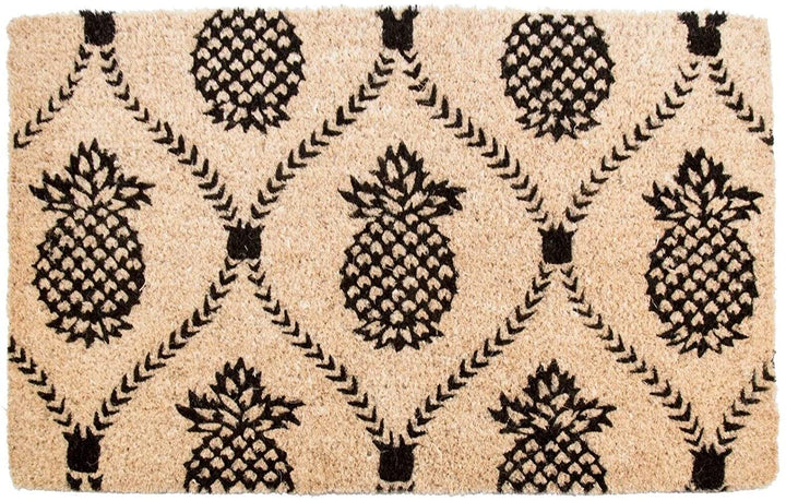 Pineapple Trellis Handwoven Coconut Fiber Doormat Color