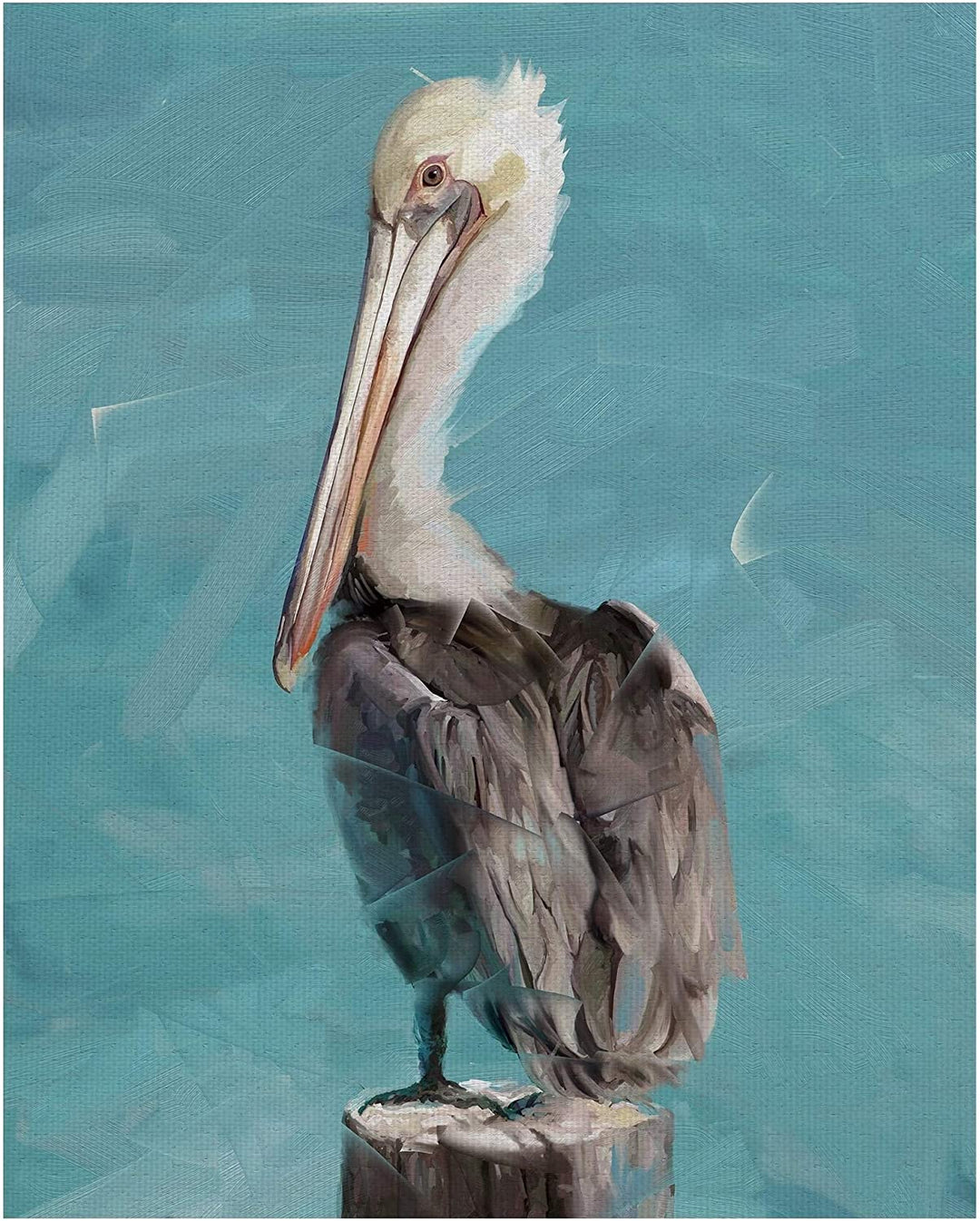 Pelican Perch Ii Studio Arts Wrapped Canvas Art Rustic