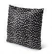 Cheetah Tan Spot Indoor|Outdoor Pillow by Marina 18x18 Black Bohemian Eclectic Polyester Removable Cover