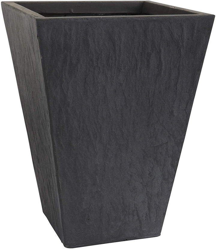 16" Slate Planter (Indoor/Outdoor) Grey Clay - Diamond Home USA