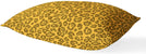 UKN Leopard Gold Lumbar Pillow Gold Animal Modern Contemporary Polyester Single Removable Cover