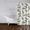 MISC Palm Leaves Seamless Shower Curtain by 71x74 Green Floral Tropical Polyester