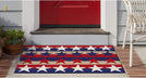 Unknown1 Frontporch Stars Stripes Indoor/Outdoor Rug 30"x48" Color Novelty Rectangle Polyester Contains Latex