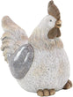 MISC Farmhouse Resin Outdoor Standing Hen Sculpture Grey Animals Antique