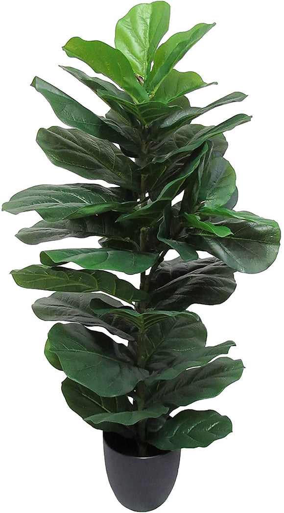 UKN 3 5ft Real Touch Leaf Fig Tree Pot 40