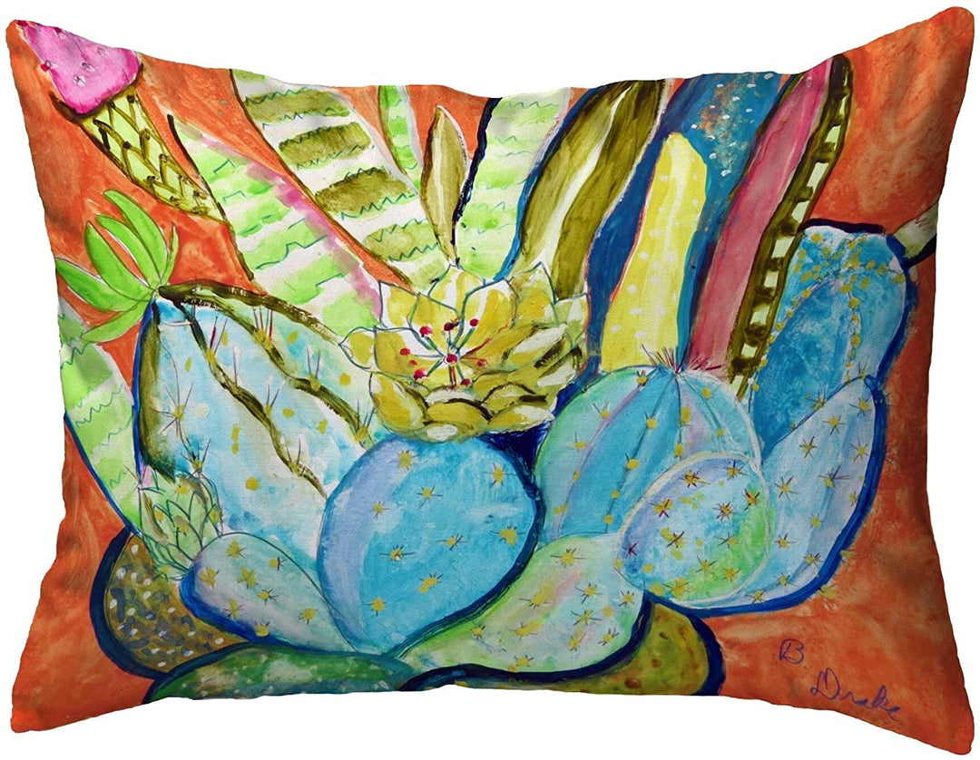 Cactus I Noncorded Pillow 11x14 Color Graphic Casual