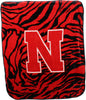 MISC Nebraska Cornhuskers Throw Blanket 50" X 60" Red Sports Collegiate Microfiber