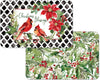 Unknown1 Wipe Clean Placemats Set 4 Cardinal Greenery Color Rectangle Plastic