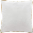 18" Pillow Gold White Graphic Modern Contemporary Polyester Single
