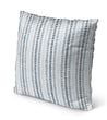 Stone Blue Indoor|Outdoor Pillow by Tiffany 18x18 Blue Geometric Modern Contemporary Polyester Removable Cover