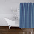 Stitched Zig Zag Tribal Indigo Shower Curtain by Blue Chevron Modern Contemporary Polyester