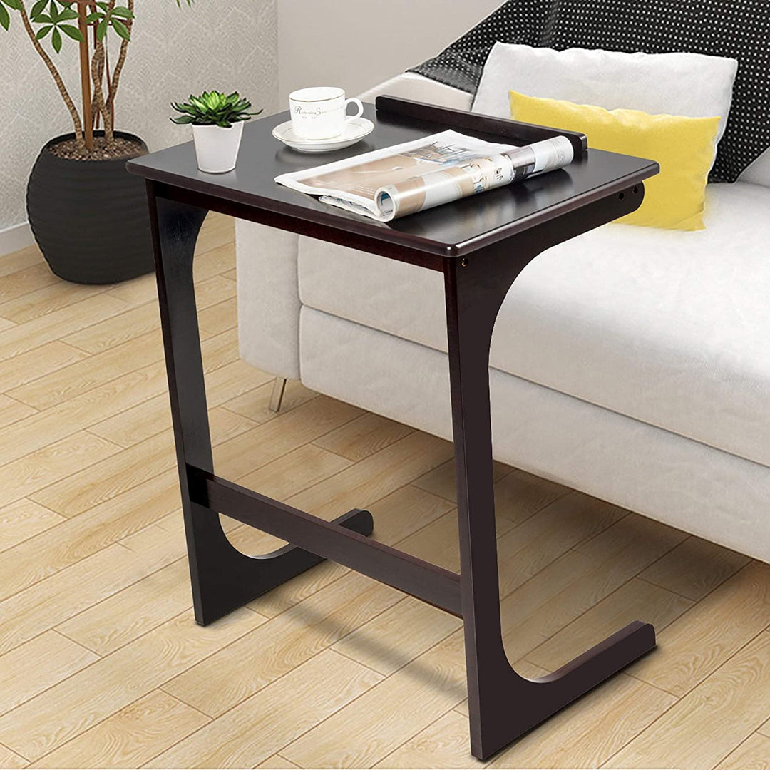 Laptop Desk Bamboo Sofa Side Table Adjustable Couch End Brown Modern Contemporary Painted Includes Hardware - Diamond Home USA