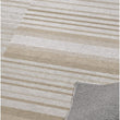 Stripe Beige Kitchen Mat by Designs 2 6' X 8' Runner Tan Stripe Modern Contemporary Rectangle Polyester Latex Free Stain Resistant