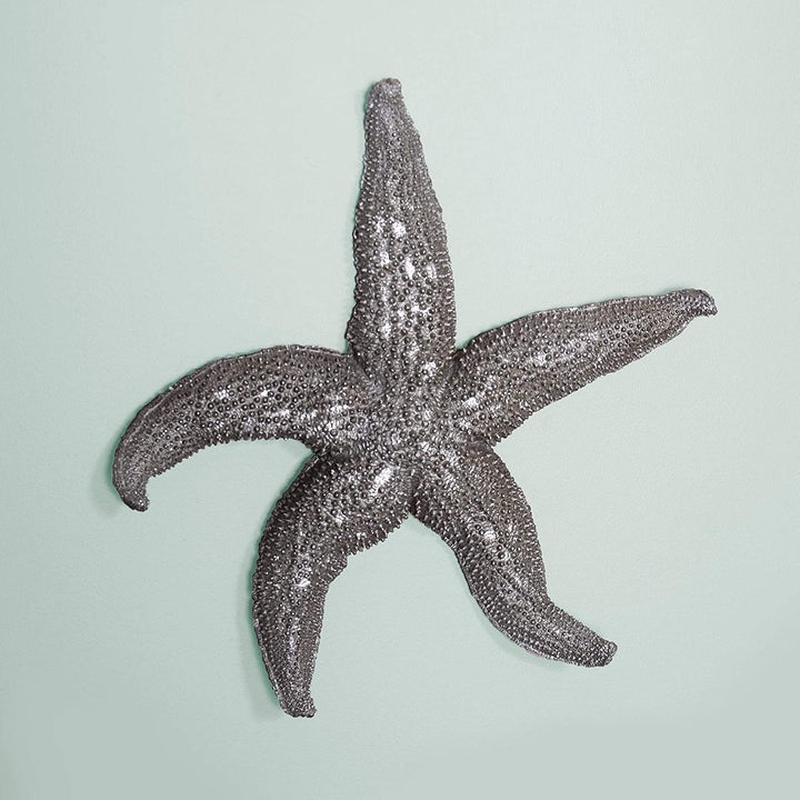 Deep Pewter Large Starfish Grey Silver Animals