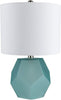 17 Aqua Modern Table Lamp White Contemporary
